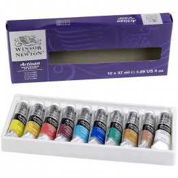 Набір водорозчинних олійних фарб Winsor&Newton Artisan, 10 кольорів по 37 мл