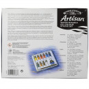 Набір водорозчинних олійних фарб Winsor&Newton Artisan, 10 кольорів по 37 мл + лляна олія та пензель