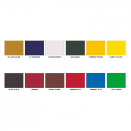 Набір олійних фарб Lefranc Bourgeois Fine Oil, 12 кольорів, об’єм туби 20 мл, картон