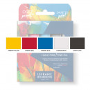 Набір олійних фарб 5 кольорів, металева туба 20 мл, пакування картон, Lefranc Bourgeois Fine Oil