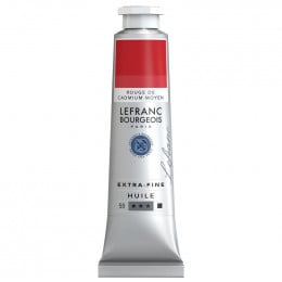 Масляная краска Lefranc Extra-Fine Oil №417, Кадмий красный средний (Cadmium Red medium), S5, 40 мл