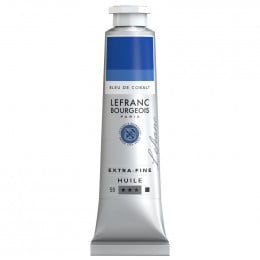 Масляная краска Lefranc Extra-Fine Oil №030, Кобальт голубой ( Cobalt blue) S5, 40 мл