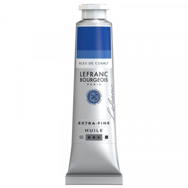 Олійна фарба Lefranc Extra-Fine Oil №030, Кобальт блакитний (Cobalt blue) S5, 40 мл
