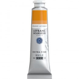Олійна фарба Lefranc Extra-Fine Oil №476, Japanese orange (Японський оранжевий), S2, 40 мл.