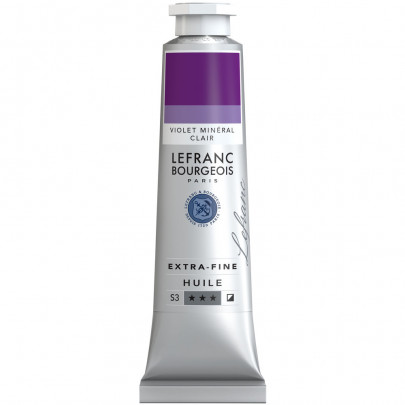 Масляная краска Lefranc Extra-Fine Oil №616, Mineral violet light (Минеральный светло-фиолетовый) S3, 40 мл.