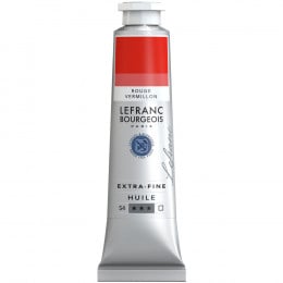Масляная краска Lefranc Extra-Fine Oil №393, Vermilion red, S4, 40 мл.