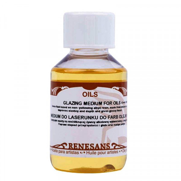 Медиум лессировочный для масляной живописи Glazing medium, 100 мл, Renesans
