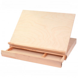 Мольберт-планшет настольный ROSA Studio А3+ 50*8,5*38 см, с ящичком, фанера