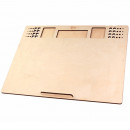 Настільний мольберт-планшет з отворами ROSA Studio, формат В3, розмір 63*6*48 см, фанера