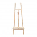 Мольберт підлоговий LeoArt №40хв, А-подібний, хвоя, без верхнього кріплення, мах. висота полотна 120 см