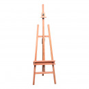 Мольберт підлоговий LeoArt №41б, А-подібний, поличка для олівців, бук, мах. висота полотна 115 см