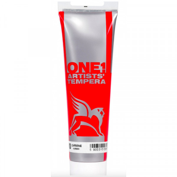 Темперна фарба Renesans ONE, 100 МЛ, №10, КАРМІН