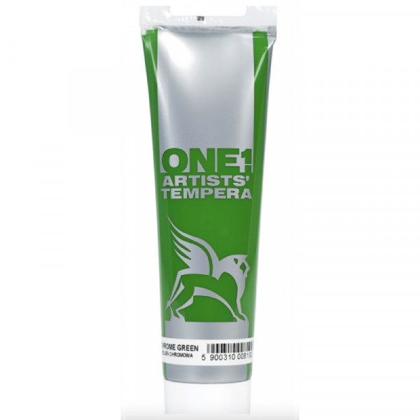 Темперна фарба Renesans ONE, 100 МЛ, №12, ЗЕЛЕНИЙ ХРОМ
