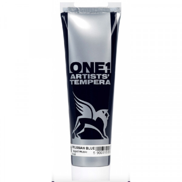 Темперна фарба Renesans ONE, 100 МЛ, №18, СИНІЙ ПРУССЬКИЙ