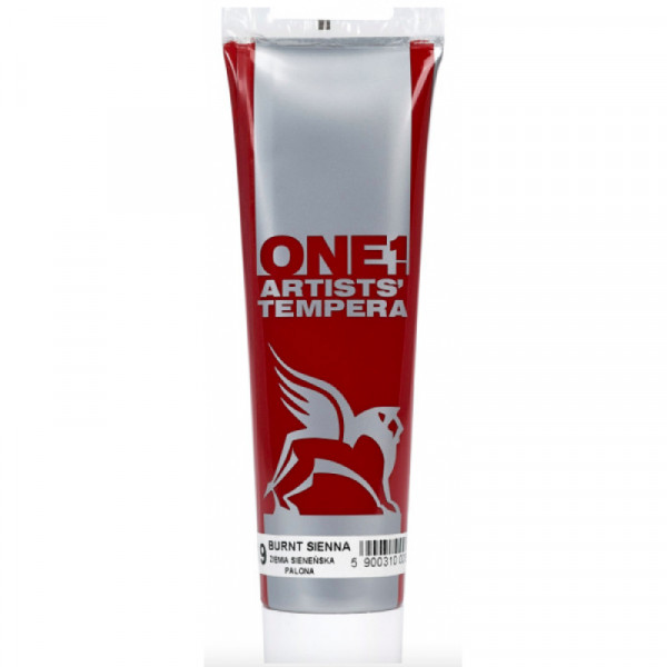 Темперна фарба Renesans ONE, 100 МЛ, №19, СІЄНА ПАЛЕНА