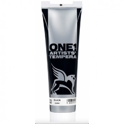 Renesans темпера ONE, 100 МЛ, №22, ЧЕРНЫЙ