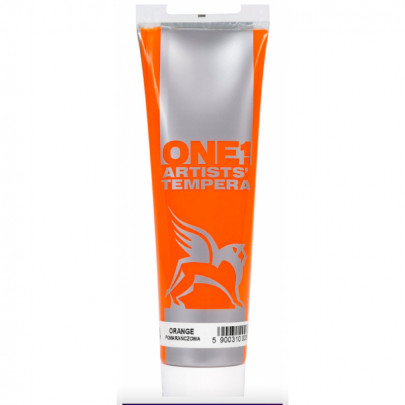 Renesans темпера ONE, 100 МЛ, №4, ПОМАРАНЧЕВИЙ