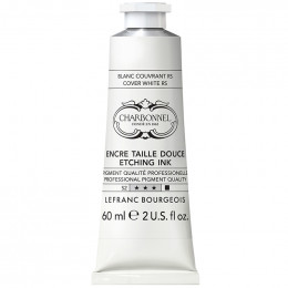 Офортна фарба для гравюри на олійній основі Charbonnel Etching ink, №914 Білий покривний RS (Covering white RS), 60 мл