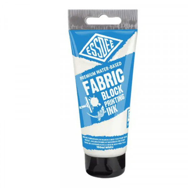 Чорнило для ліногравюри по тканині FABRIС, білий колір, 150 мл, Essdee