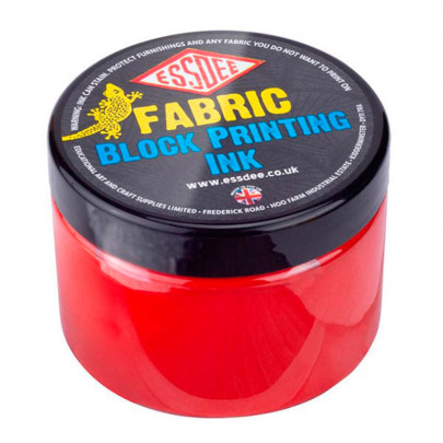 Чорнило для ліногравюри по тканині FABRIС, червоний колір, 150 мл, Essdee