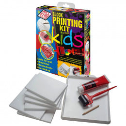 Набір інструментів для ліногравюри "Block Printing Kit", 10 предметів, Essdee Набір інструментів для ліногравюри "Block Printing Kit", 10 предметів, Essdee