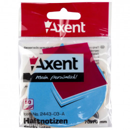 Блок паперу з клейким шаром Axent, фраза, 50 аркушів, 70*70 мм