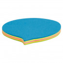 Блок паперу з клейким шаром Axent, фраза, 50 аркушів, 70*70 мм