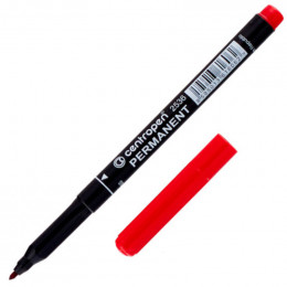 Маркер перманентный Centropen 2536, Красный, 1 мм