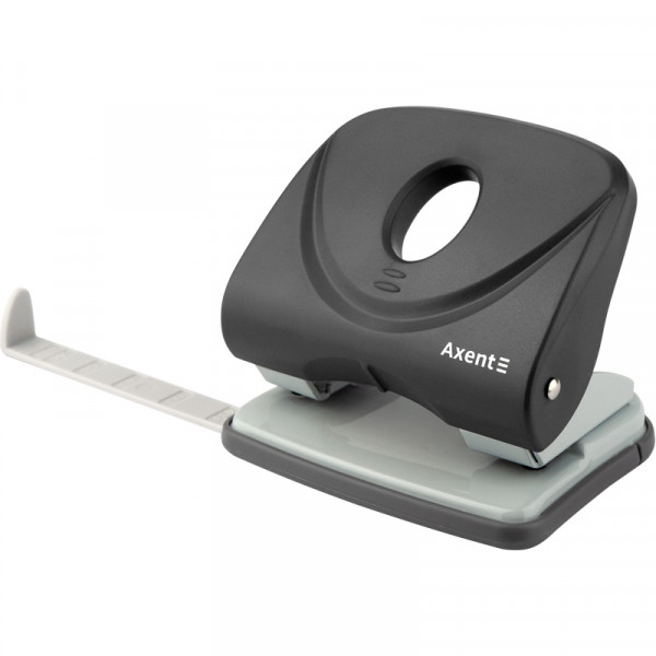 Діркопробивач Axent Welle-2, пластиковий верх, чорний