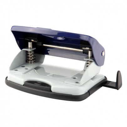 Діркопробивач Axent Exakt-2, металевий, синій