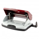 Діркопробивач Axent Exakt-2, металевий, червоний