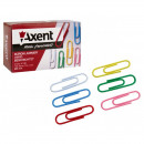 Скріпки кольорові Axent, 28 мм, 100 шт.