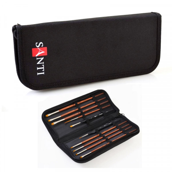 Пенал для пензлів Santi, 10 відділів, 10*26*2,5 см