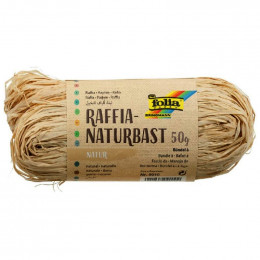 Рафія в мотках Folia Raffia-natural quality, №10 Бежевий, 50 гр
