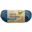 Бечевка натуральная в мотке Folia Raffia-natural bast, 50г/ - #35 Синий