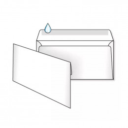 Конверт поштовий Білий 110*220 мм, 75 г/кв.м, декстриновий, Е65