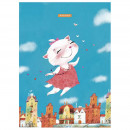 Комплект зошитів 2 шт Школярик TwinBook серія №566, 40 аркушів клітинка/без лініювання 70 г/м2 А5 14.8*21 см