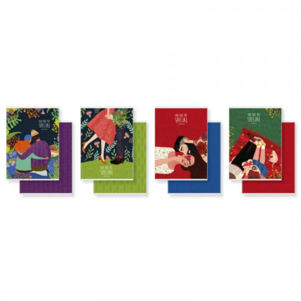 Комплект зошитів 2 шт Школярик TwinBook серія №583, 40 аркушів лінія/без лініювання 70 г/м2 А5 14.8*21 см