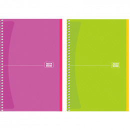 Блокнот на спирали Школярик серия №948, 80 листов белого цвета в клеточку 70 г/м2 А5 14.8*21 см