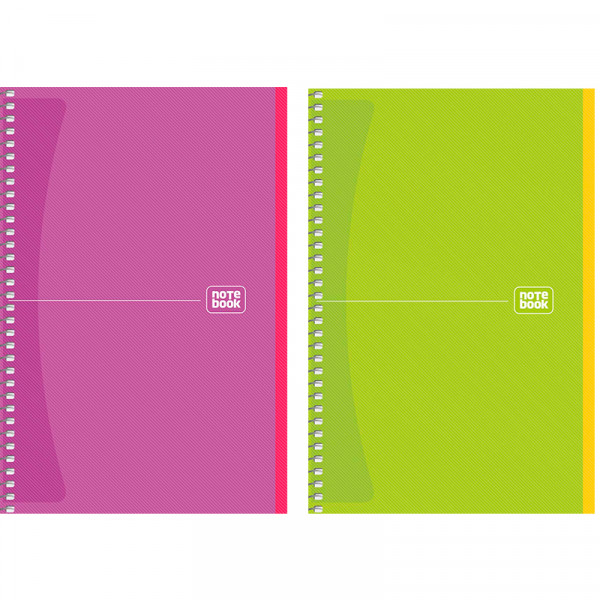 Блокнот на спіралі Школярик серія №948, 80 аркушів білого кольору в клітинку 70 г/м2 А5 14.8*21 см