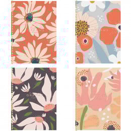 Блокнот на спирали Школярик серия №6098, 80 листов белого цвета в клеточку 90 г/м2 B5 17.6*25 см