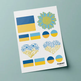 Набор стикеров Ua Cobart