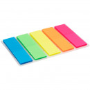 Закладки Axent, неонові, 5 кольорів, 125 шт, 12*45 мм.