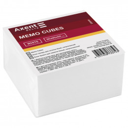 Папір для нотаток Axent, білий, не проклеєний, 90*90*50мм