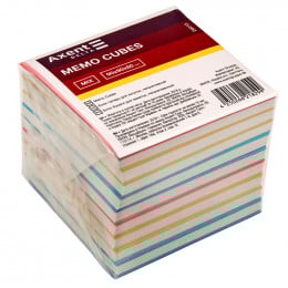 Бумага для заметок Axent "MIX", 830 листов, не проклеена, 90*90мм