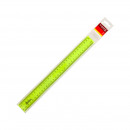 Лінійка пластикова Axent, жовта, 30 см.