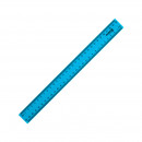 Лінійка пластикова Axent, Блакитна, 30 см