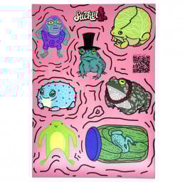 Набір стікерів Frog №1 Sticker_tzy