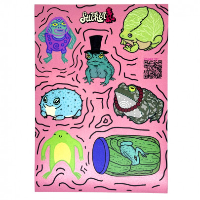 Набір стікерів Frog №1 Sticker_tzy