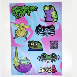 Набор стикеров Frog №3 Sticker_tzy